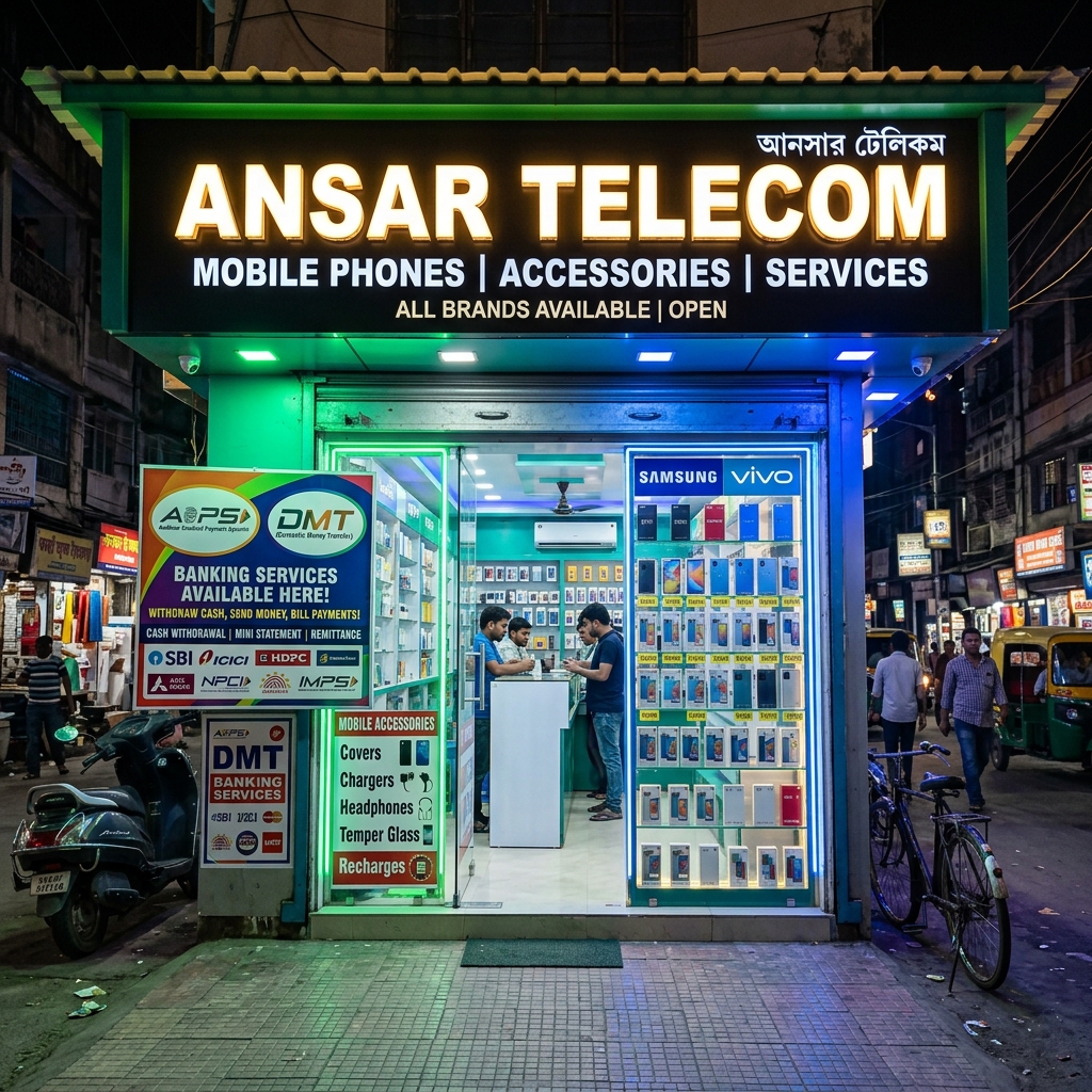 Ansar Telecom Storefront Gandhidham